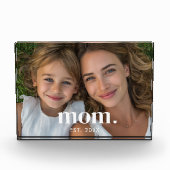 Custom Mom Established Modern Minimal Photo フォトブロック (正面)