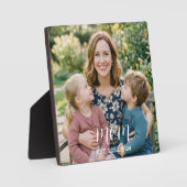 Custom Mom Established Modern Photo Script  フォトプラーク (正面)