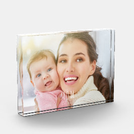 Custom Mom Established Modern Script  フォトブロック