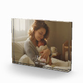 Custom Mom Established Modern Script フォトブロック (右)