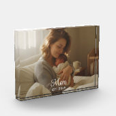 Custom Mom Established Modern Script フォトブロック (左)