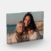 Custom Mom Established Modern Script フォトブロック (左)