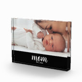 Custom Mom Established Modern Script フォトブロック (右)