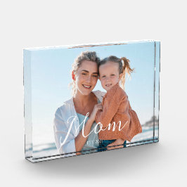 Custom Mom Established Modern Script  フォトブロック