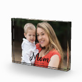 Custom Mom Established Modern Script フォトブロック (右)