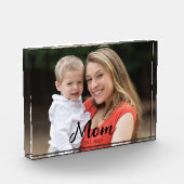 Custom Mom Established Modern Script フォトブロック (左)