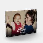 Custom Mom Established Modern Script フォトブロック (左)