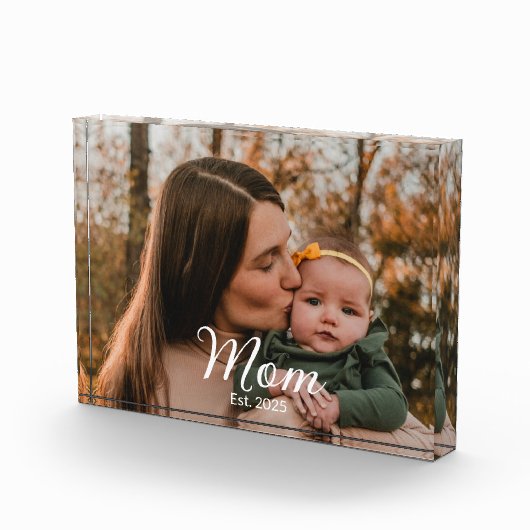 Custom Mom Established Modern Script  フォトブロック (右)