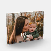 Custom Mom Established Modern Script  フォトブロック (左)