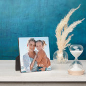 Custom Mom Established Modern Script Photo  フォトプラーク (インサイチュ)