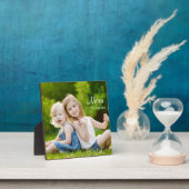 Custom Mom Established Modern Script Photo フォトプラーク (インサイチュ)