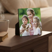 Custom Mom Established Modern Script Photo フォトプラーク