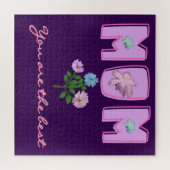 Custom Mom Typography Design,  ジグソーパズル (横)