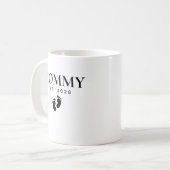 Custom Mommy & Daddy Mug Set Gift for New Mom Dad コーヒーマグカップ (正面左)