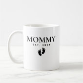 Custom Mommy & Daddy Mug Set Gift for New Mom Dad コーヒーマグカップ (左)