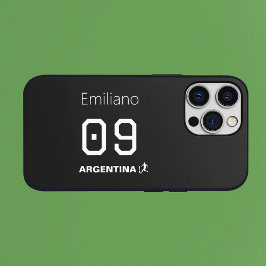 Custom Monochromatic Argentinian National Team  iPhone 15 Proケース