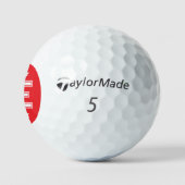 Custom monogram 12x TaylorMade golf ball gift box ゴルフボール (ロゴ)
