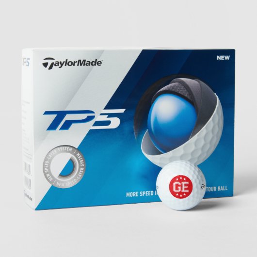 Custom monogram 12x TaylorMade golf ball gift box ゴルフボール (パッケージング)