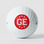 Custom monogram 12x TaylorMade golf ball gift box ゴルフボール (正面)