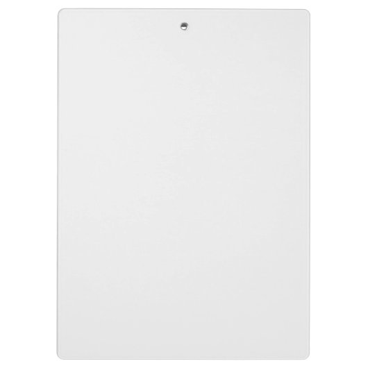 Custom Monogram Classic White Professional クリップボード (裏面)