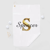 Custom Monogram Golf Towel | Personalized Name  ゴルフタオル (インサイチュ)