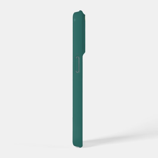 Custom Monogram Green Case Gift for Teens & Adults iPhoneケース (右側面)