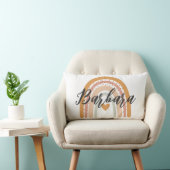 Custom Monogram Initial Throw Pillow ランバークッション (椅子)