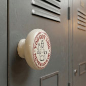 Custom Monogram Motivational Retro セラミックノブ