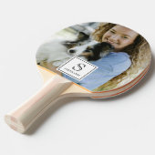 Custom Monogram, Name and Photo Pet Photography 卓球ラケット (正面アングル)
