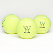 Custom Monogram Name Bold Initial Tennis Ball テニスボール (マルチ)