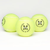 Custom Monogram Name Bold Initial Tennis Ball テニスボール (マルチ)