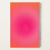 Custom Monogram Notebook – Serif Name With Aura ノートブック (裏面)