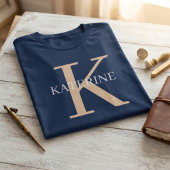 Custom Monogram Personalized Initial Name Tシャツ