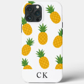 Custom Monogram Pineapple Case-Mate iPhone Case iPhoneケース (裏面)