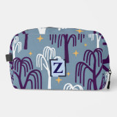 Custom Monogram Willow Tree Pattern Dopp Kit  ドップキット (正面)