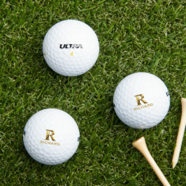 Custom Monogram with First Name Golf ゴルフボール