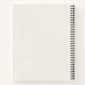 Custom Moon Child Energy Dog Journal ノートブック (裏面)