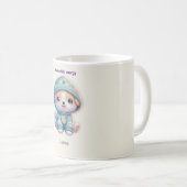 Custom Moon Child Energy Dog Mug コーヒーマグカップ (正面右)