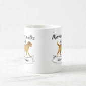 Custom Morning Walks With Labrador Retriever Mug コーヒーマグカップ (中央)