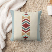 Custom Moroccan Geometric Embroidery Pattern Art クッション (ブランケット)