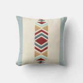 Custom Moroccan Geometric Embroidery Pattern Art クッション (正面)