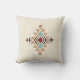 Custom Moroccan Geometric Embroidery Pattern Art クッション