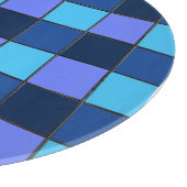 Custom  Mosaic Tile & Pixel Grid Pattern カッティングボード (角)