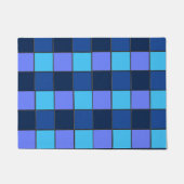 Custom  Mosaic Tile & Pixel Grid Pattern ドアマット (正面)