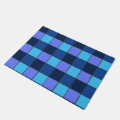 Custom  Mosaic Tile & Pixel Grid Pattern ドアマット (アングル)
