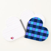 Custom  Mosaic Tile & Pixel Grid Pattern ノートブック (内部)