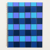 Custom  Mosaic Tile & Pixel Grid Pattern プランナー手帳 (正面)