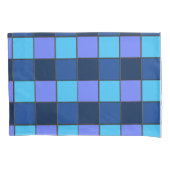 Custom  Mosaic Tile & Pixel Grid Pattern 枕カバー (正面)