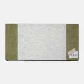 Custom Moss Green Forest Desk Mat デスクマット (正面)