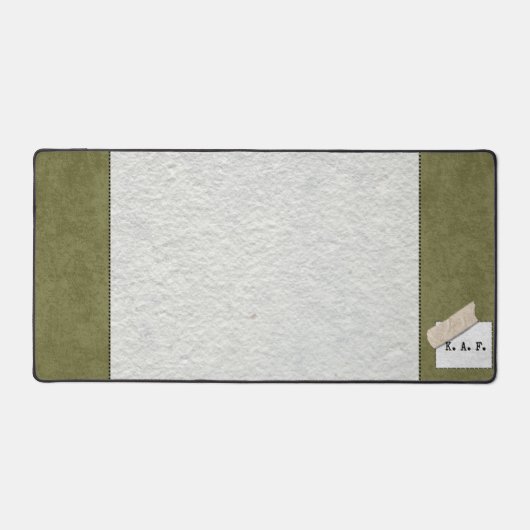 Custom Moss Green Forest Desk Mat デスクマット (正面)